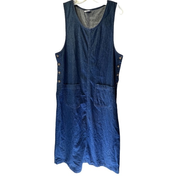 Vintage Westbound Denim Dress - Picture 1 of 6